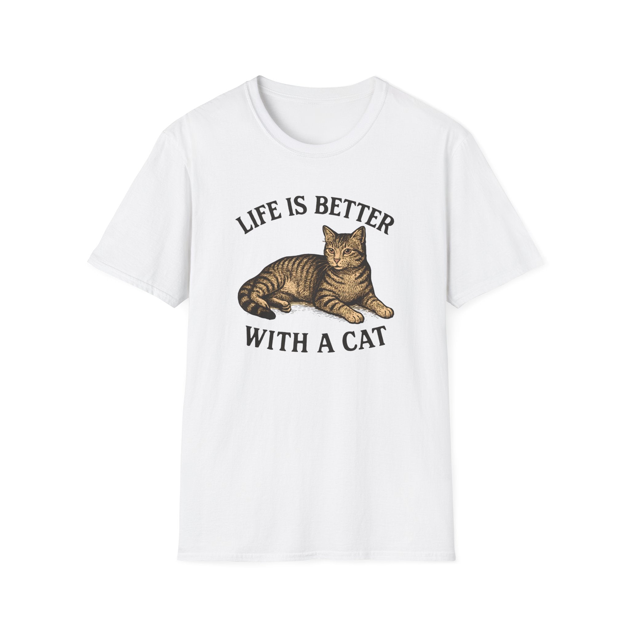 Life is Better With A Cat T-Shirt