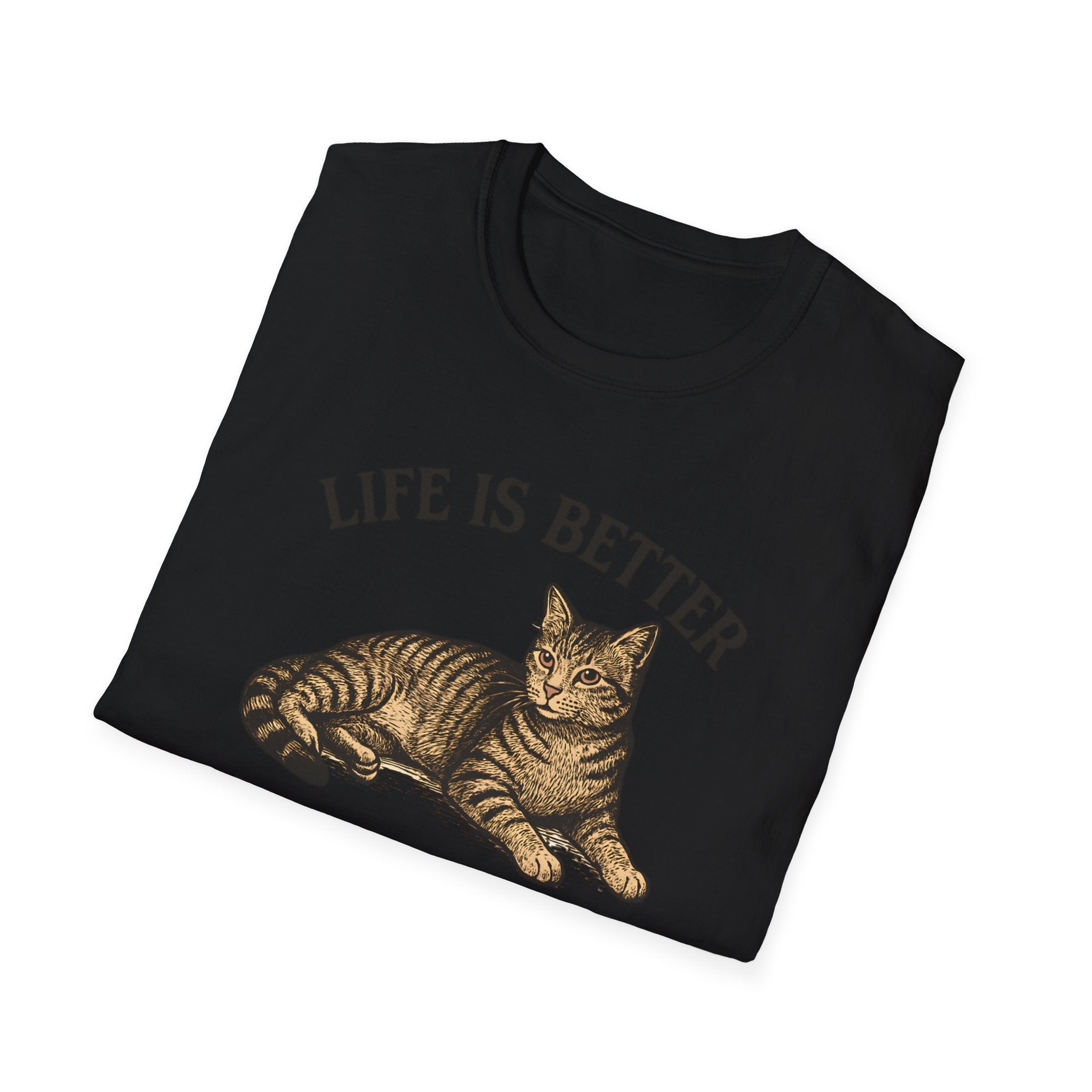 Life is Better With A Cat T-Shirt