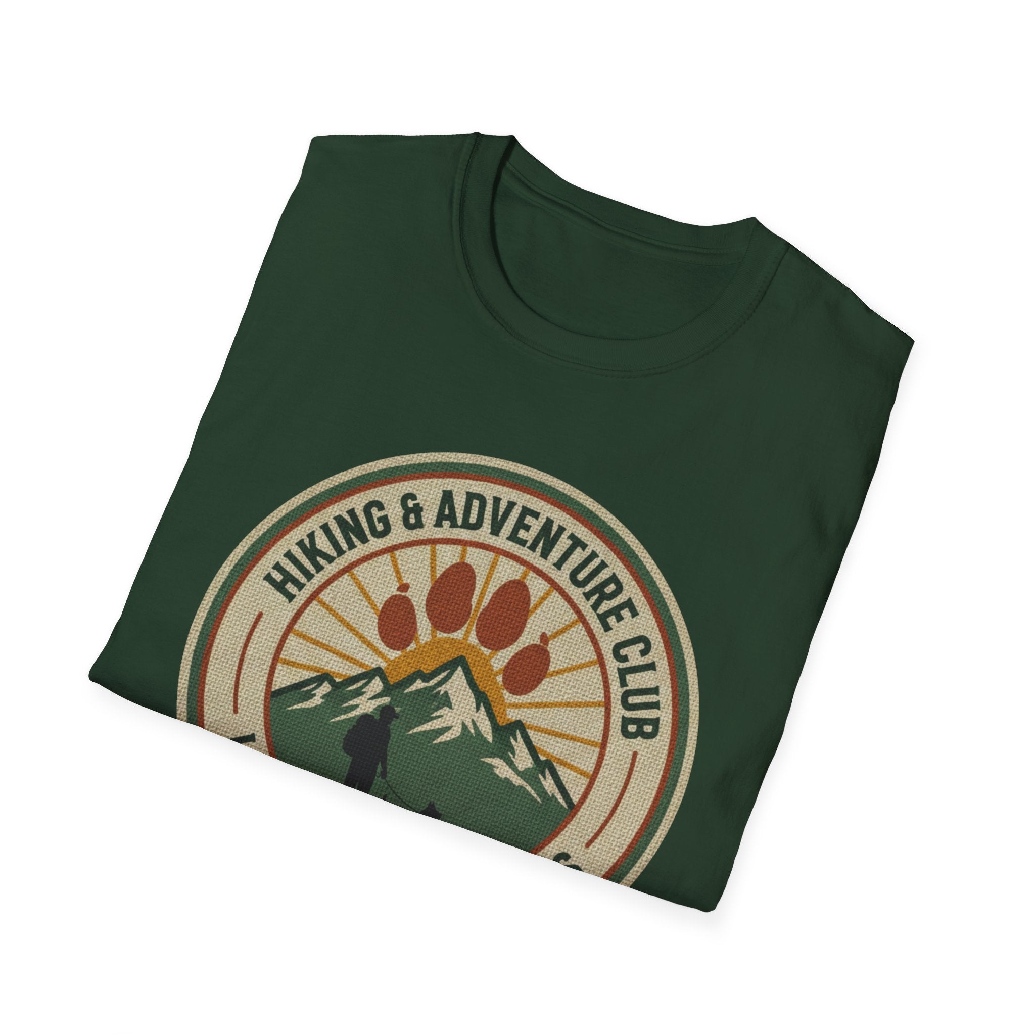 Hiking Adventure Paw Prints T-Shirt
