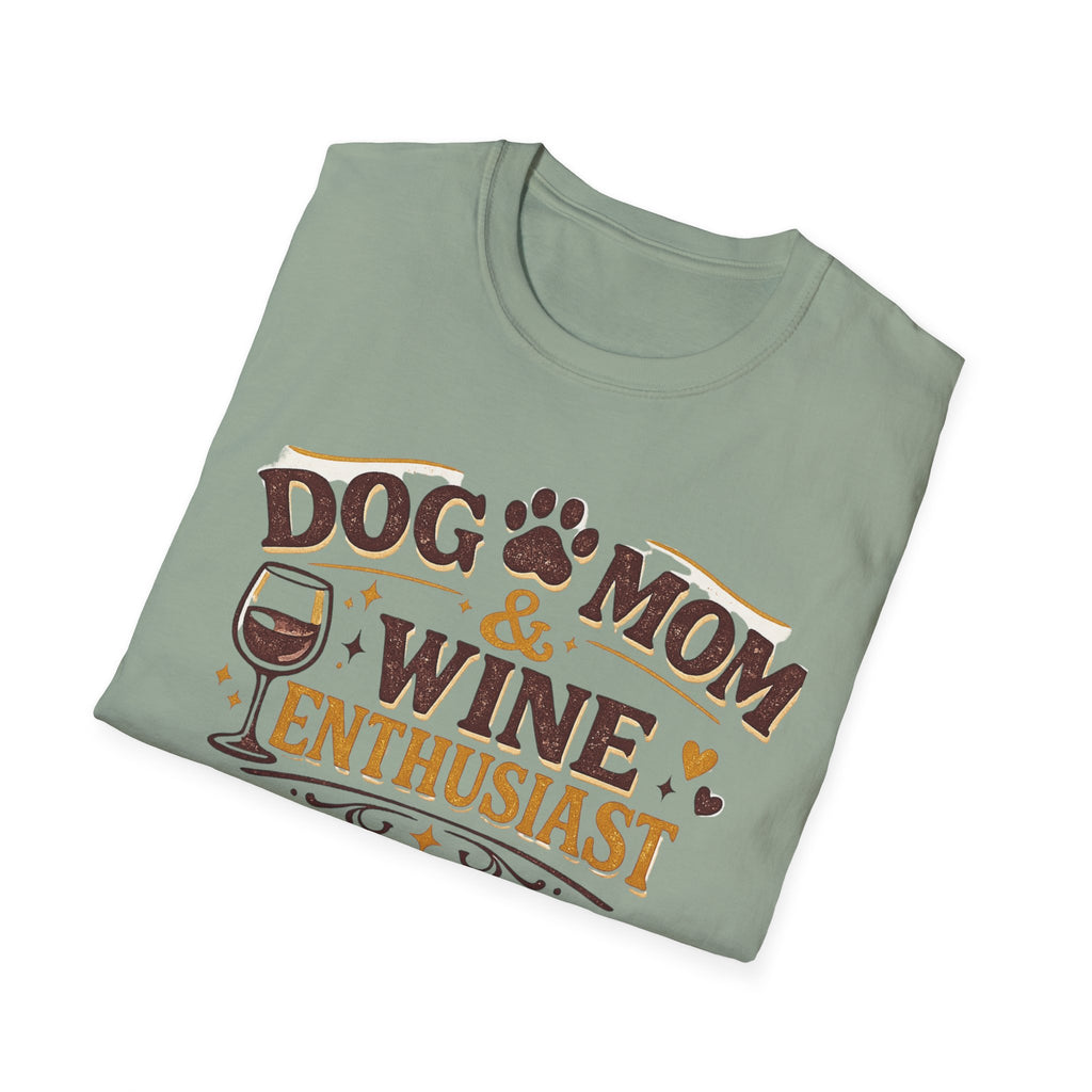 Dog Mom Wine Enthusiast T-Shirt