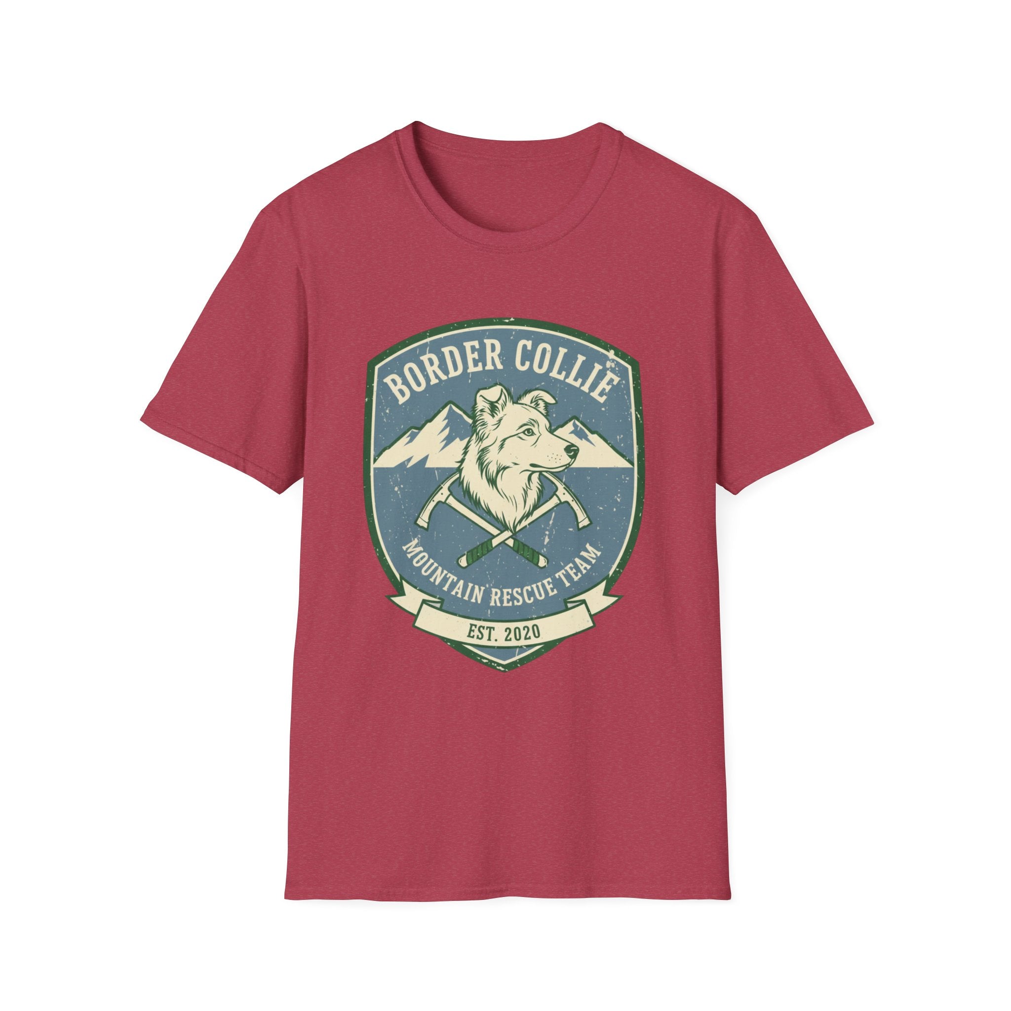 Border Collie Mountain Rescue T-Shirt
