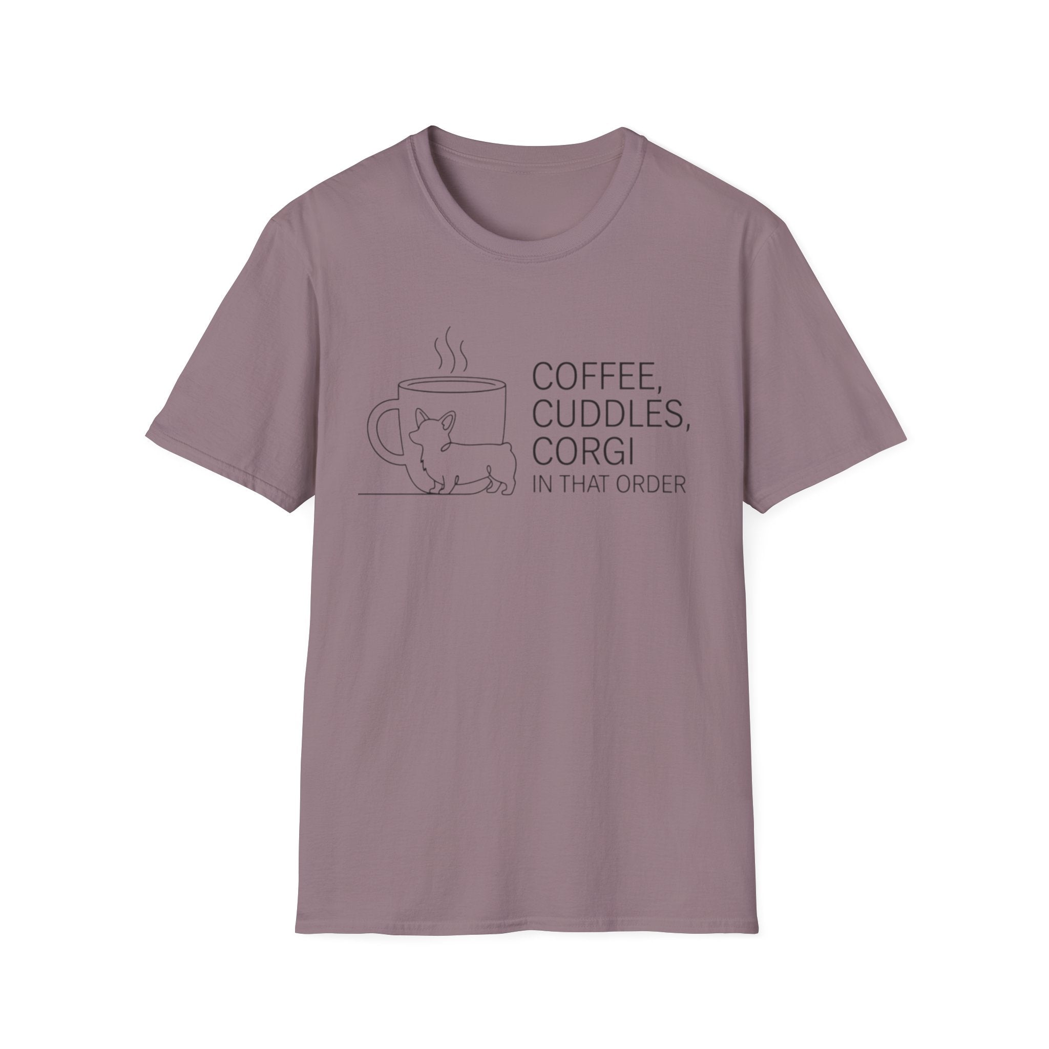 Coffee, Cuddles,  Corgi T-Shirt