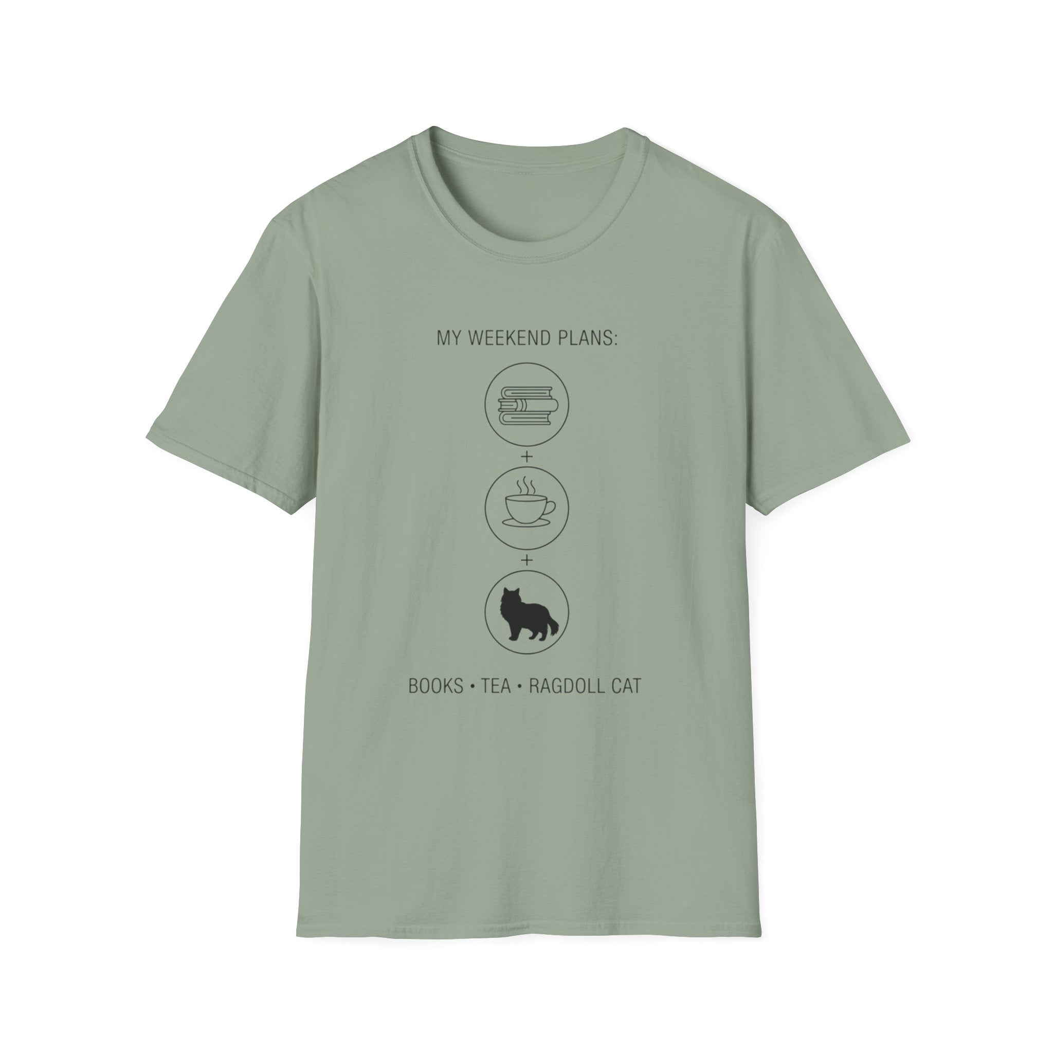 My Weekend Plans Cat T-Shirt
