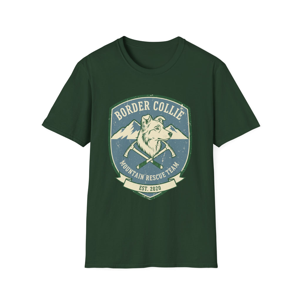 Border Collie Mountain Rescue T-Shirt