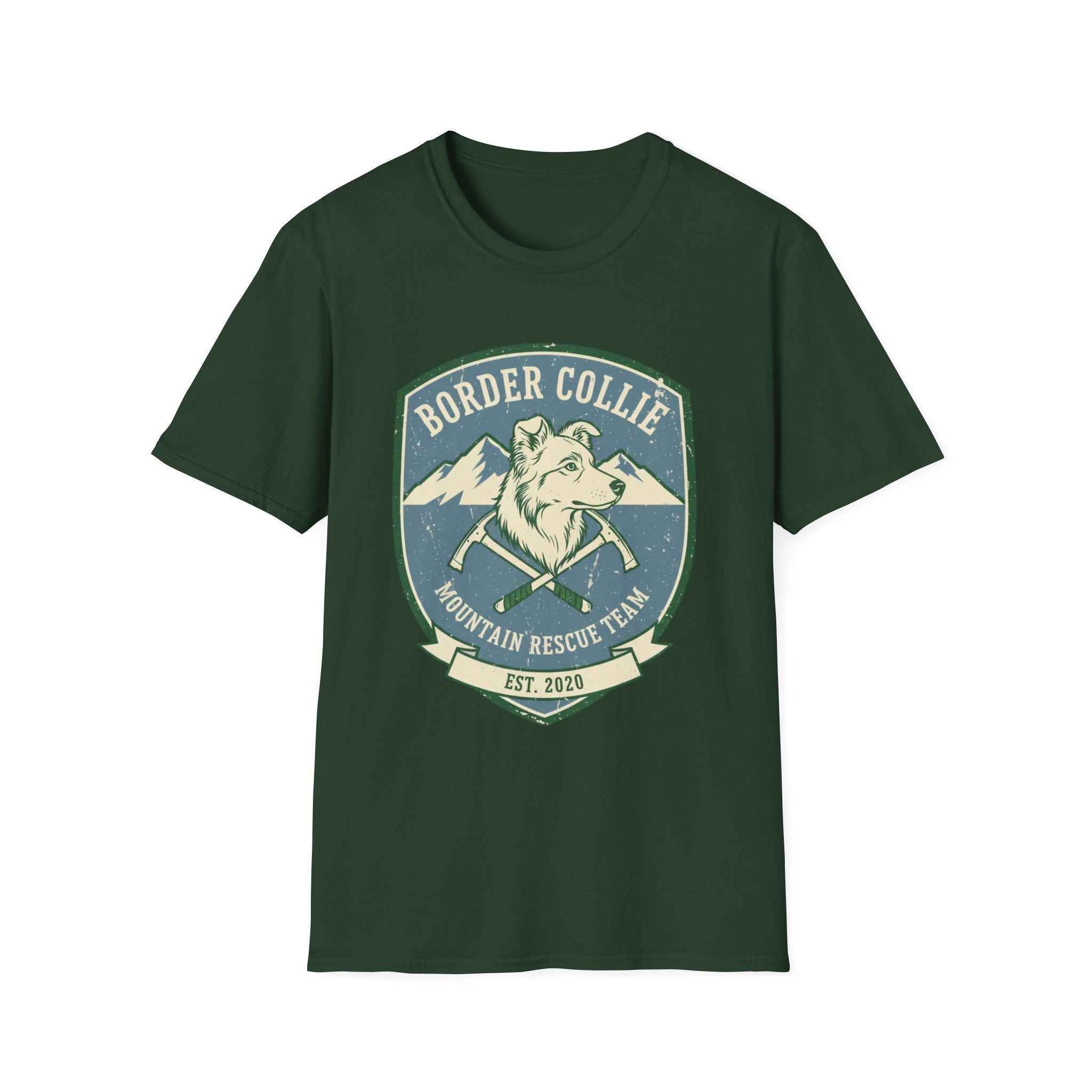 Border Collie Mountain Rescue T-Shirt