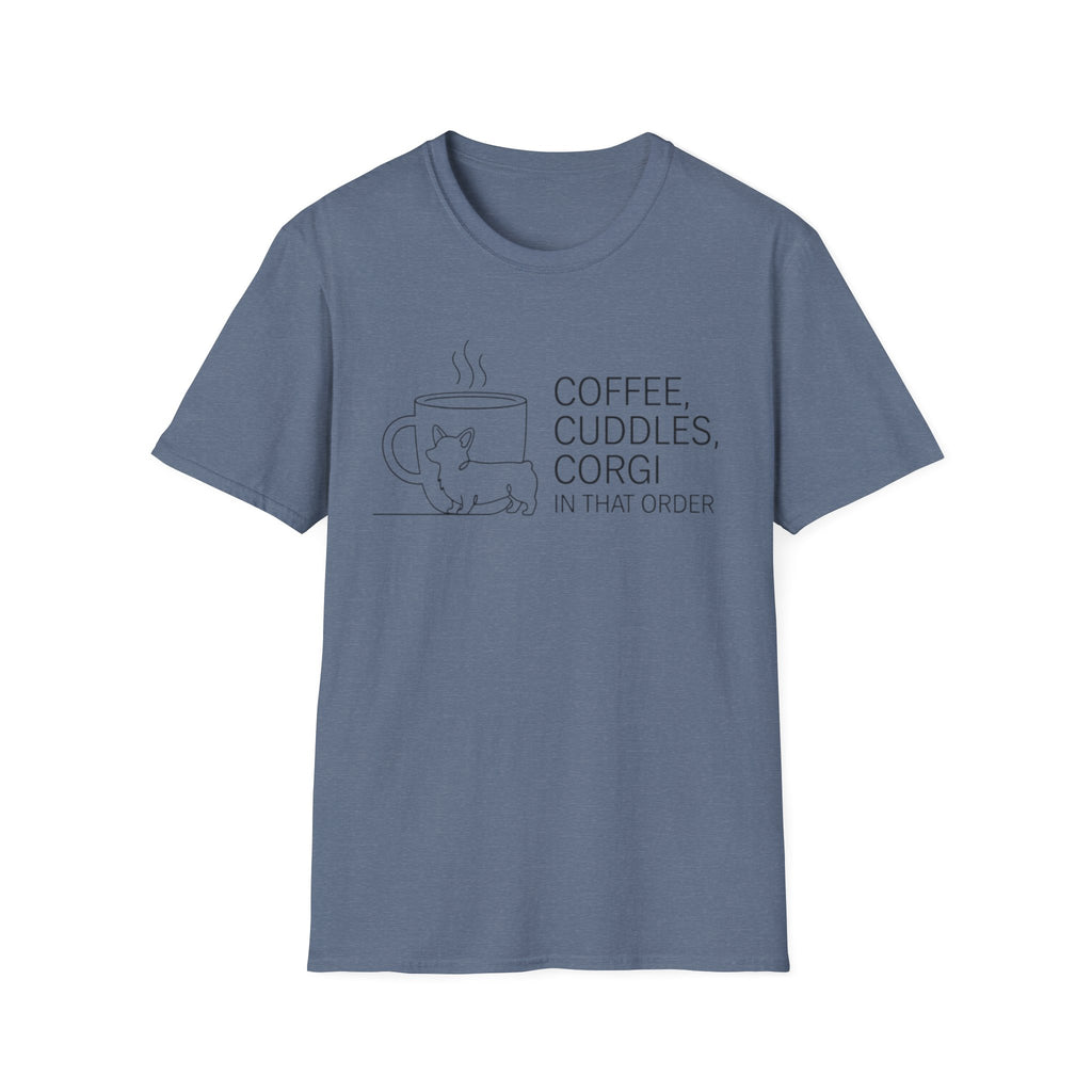 Coffee, Cuddles,  Corgi T-Shirt