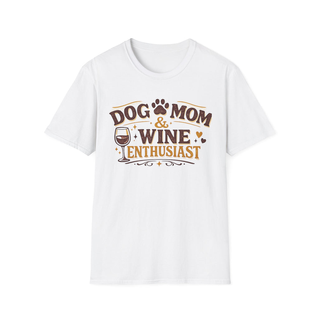 Dog Mom Wine Enthusiast T-Shirt