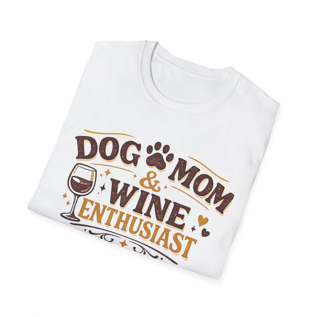 Dog Mom Wine Enthusiast T-Shirt