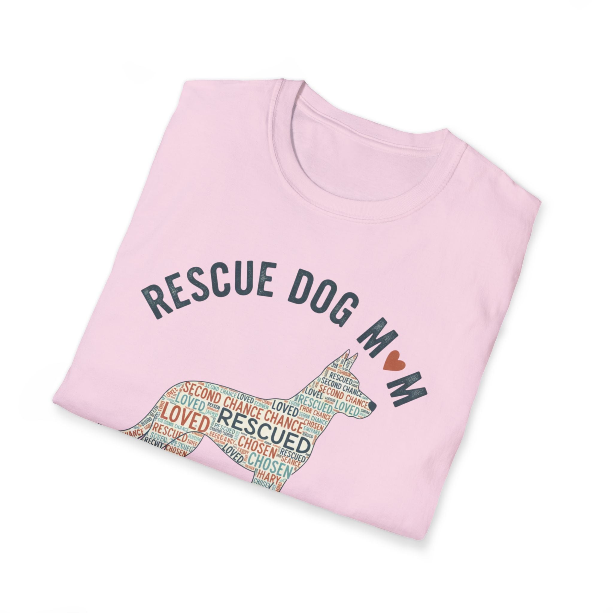 Rescue Dog Mom T-Shirt