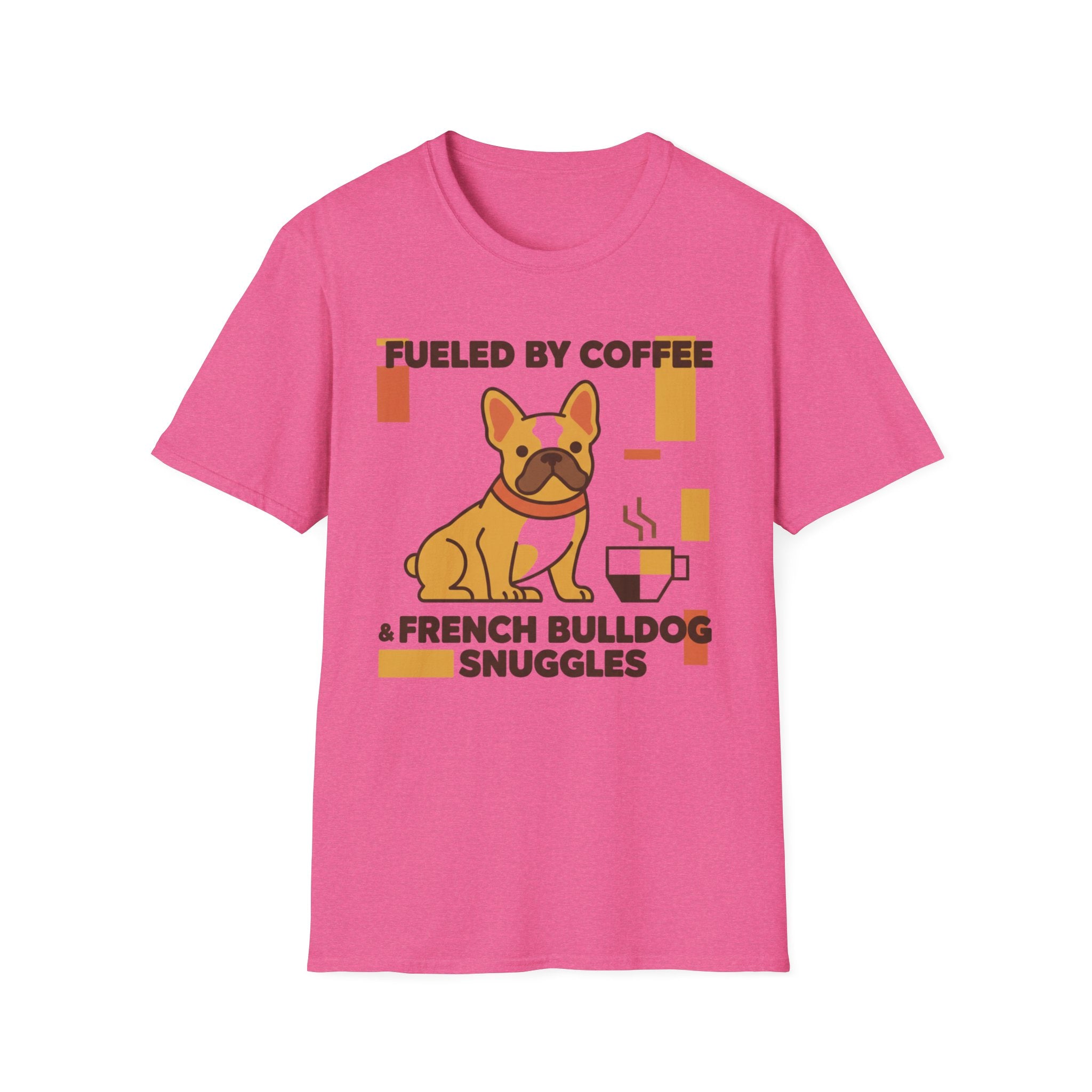Fueled By Coffee & French Bulldog T-Shirt