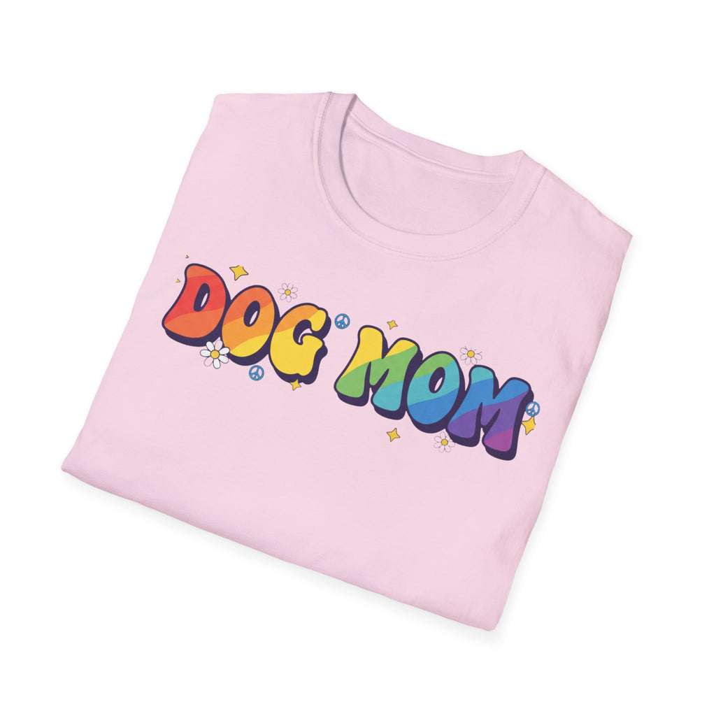 Rainbow Dog Mom T.-Shirt