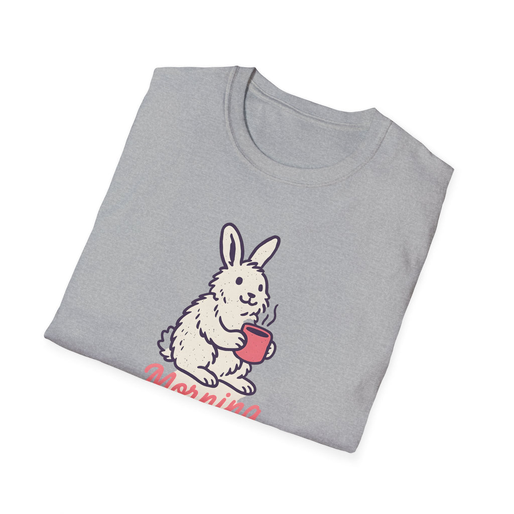 Bunny Sipping Morning Coffee T-Shirt