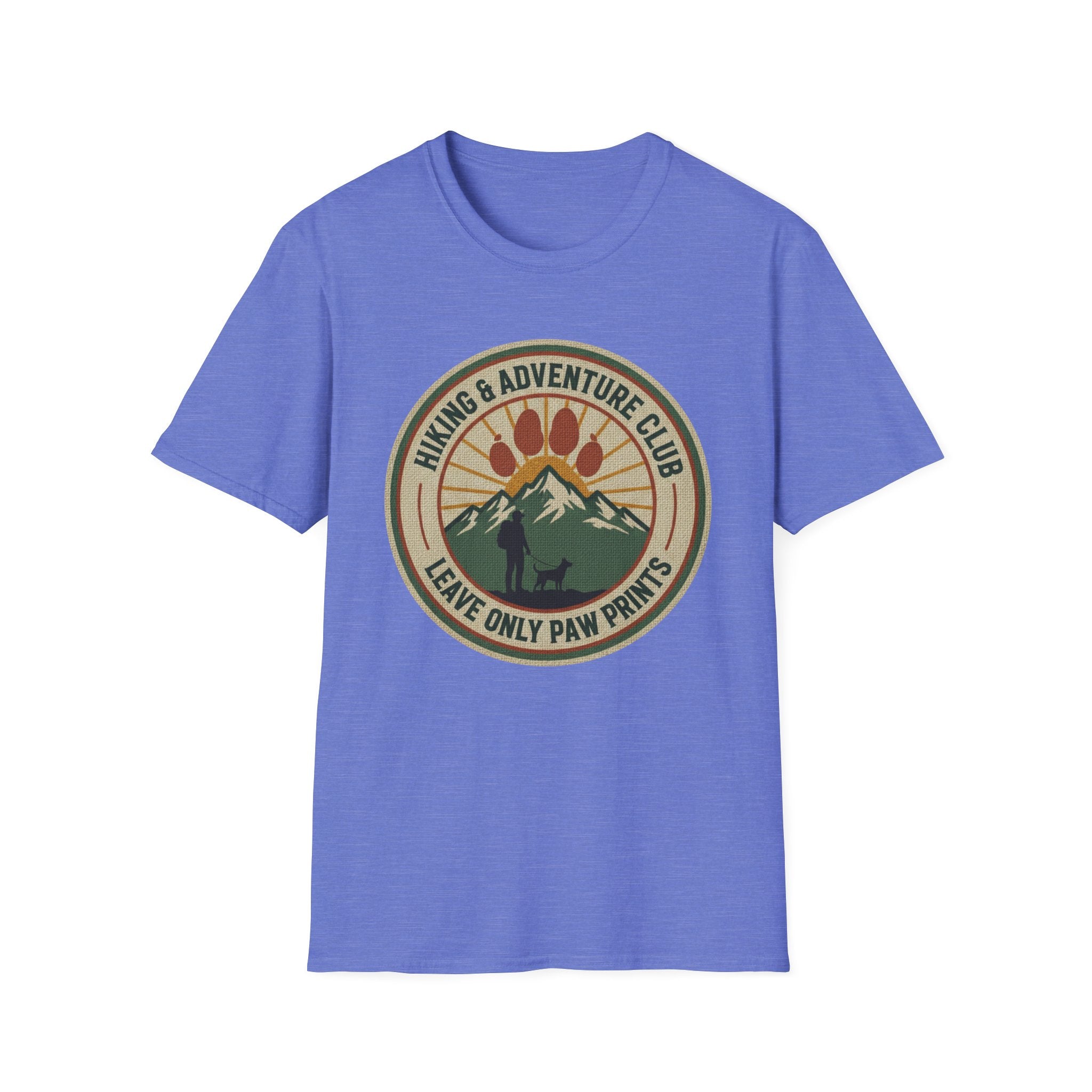 Hiking Adventure Paw Prints T-Shirt