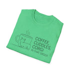 Coffee, Cuddles,  Corgi T-Shirt