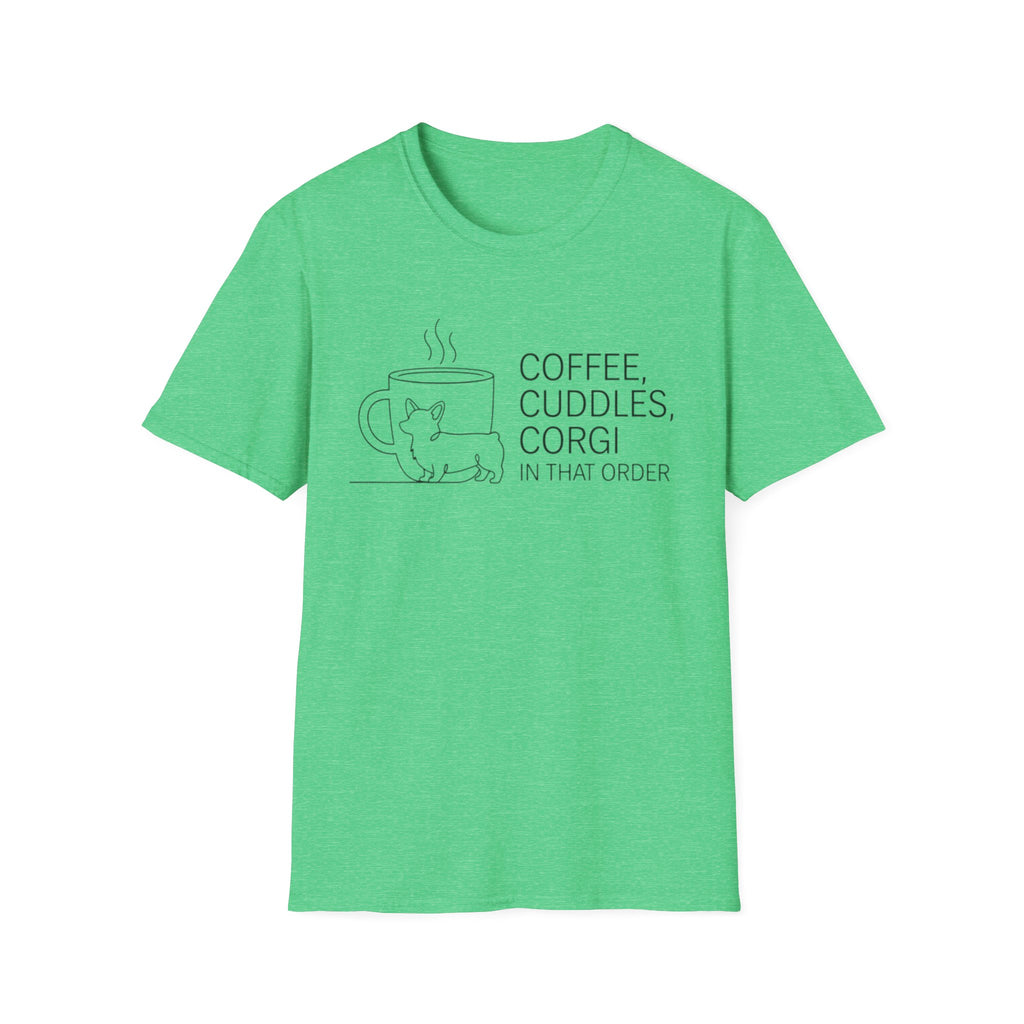 Coffee, Cuddles,  Corgi T-Shirt