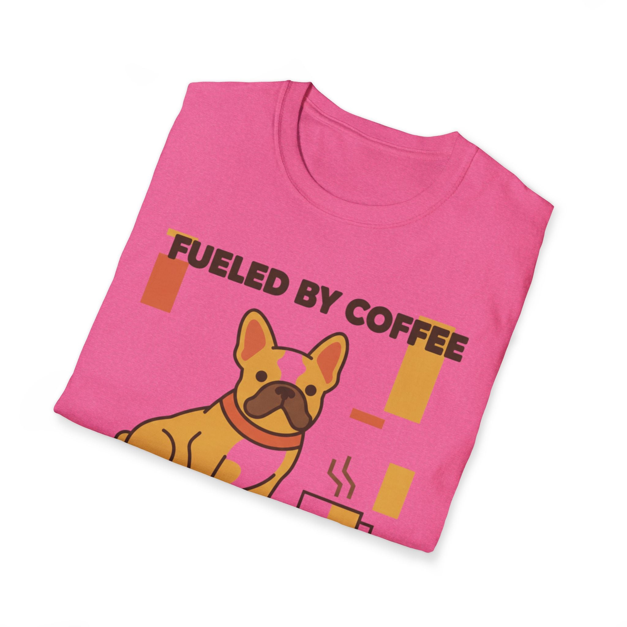 Fueled By Coffee & French Bulldog T-Shirt
