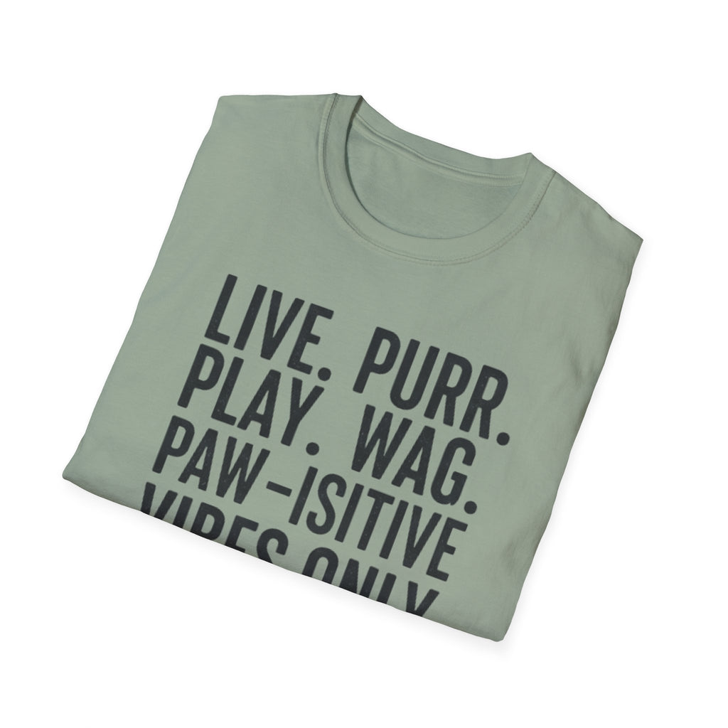 Live Purr Play Wag T-Shirt