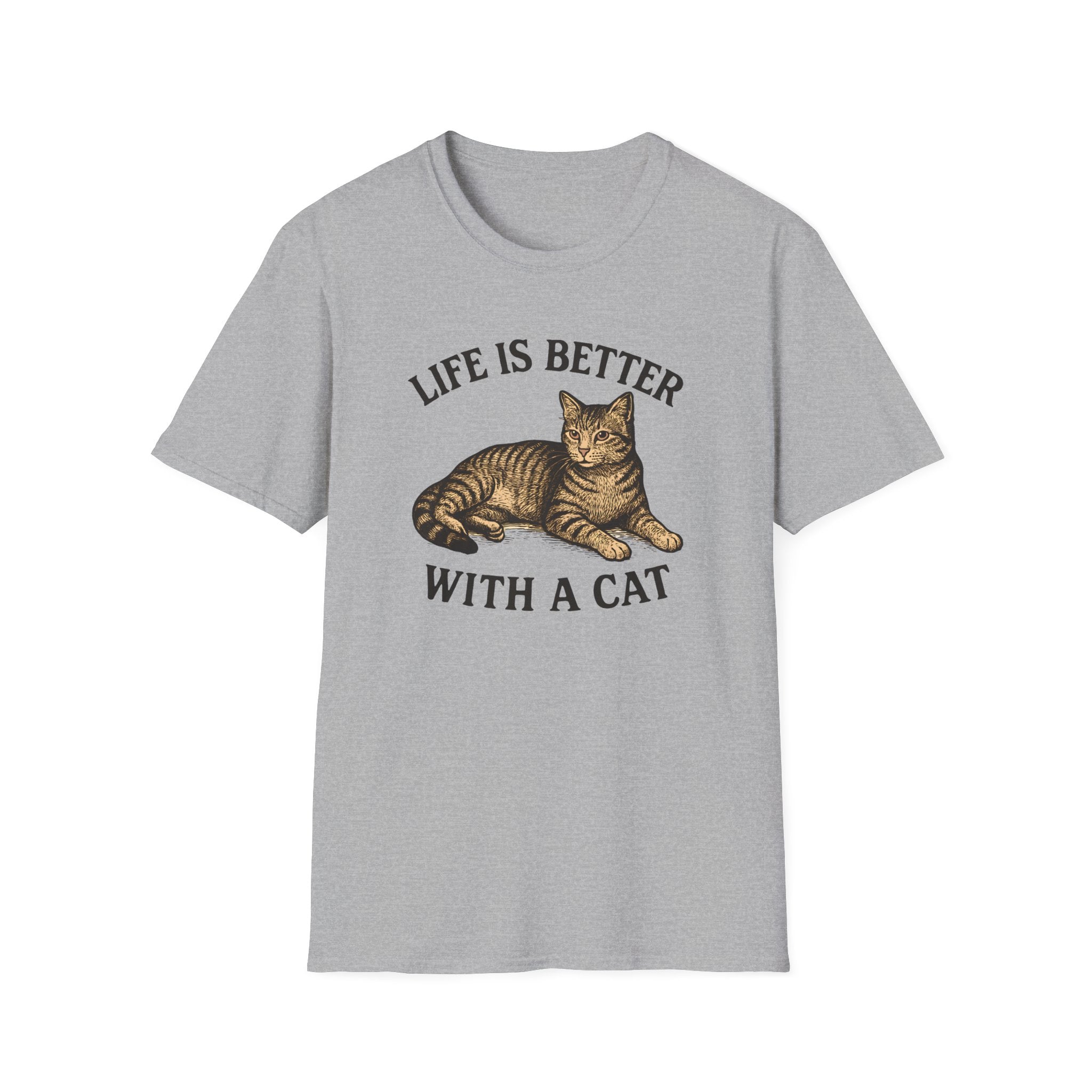 Life is Better With A Cat T-Shirt