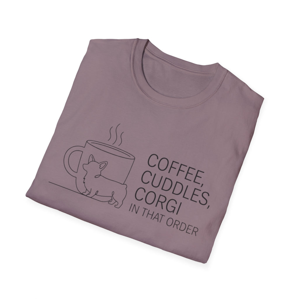 Coffee, Cuddles,  Corgi T-Shirt