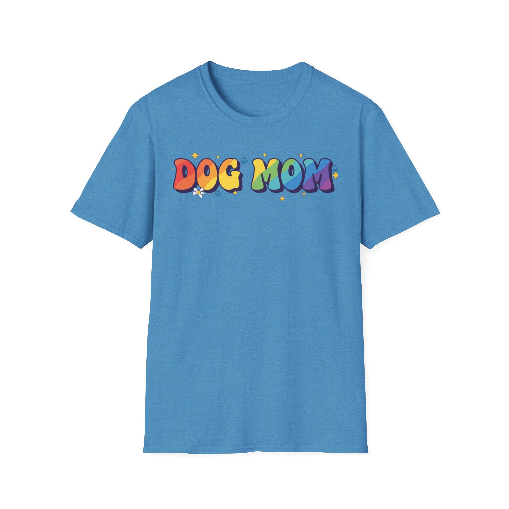 Rainbow Dog Mom T.-Shirt