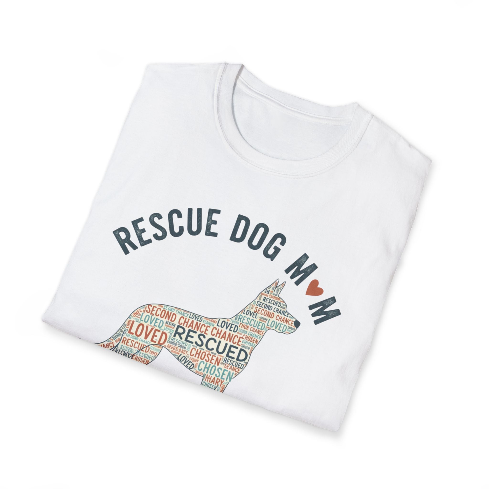 Rescue Dog Mom T-Shirt