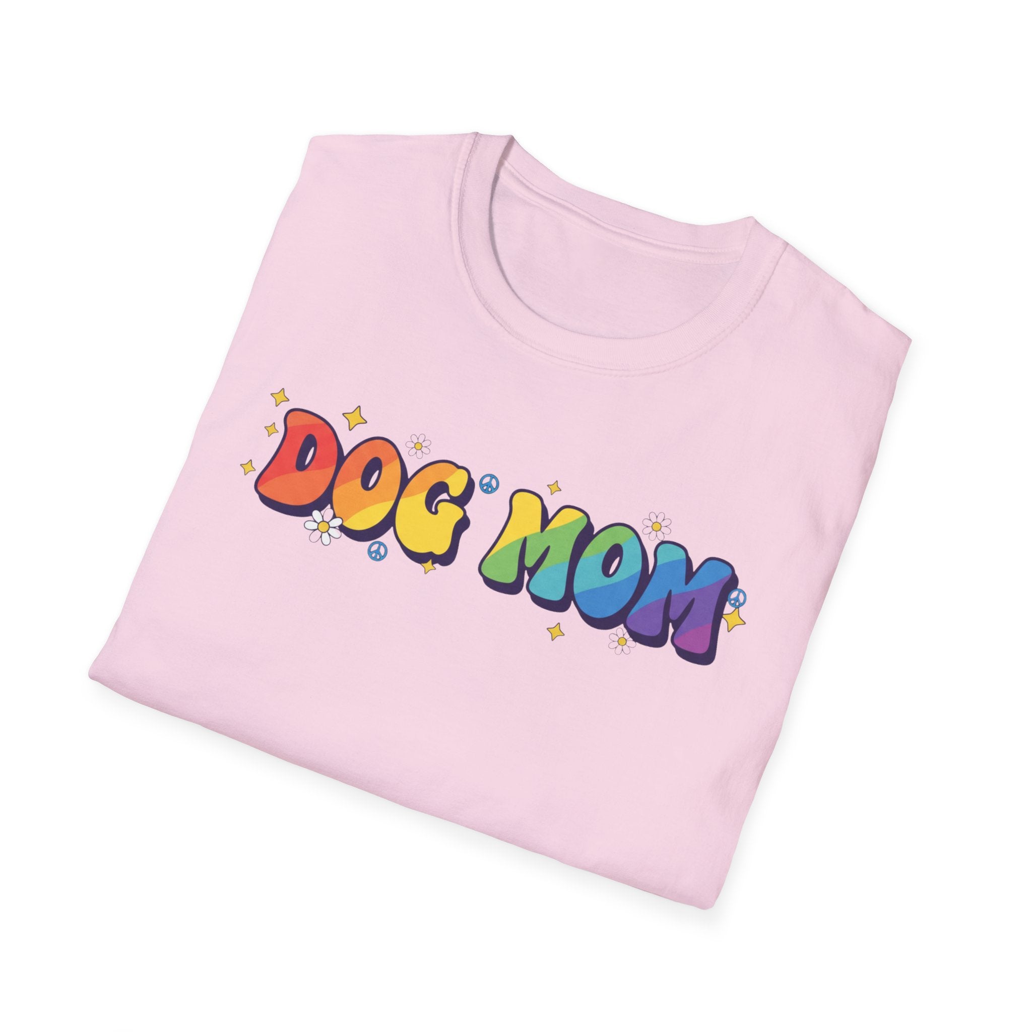 Dog Mom Rainbow T-Shirt