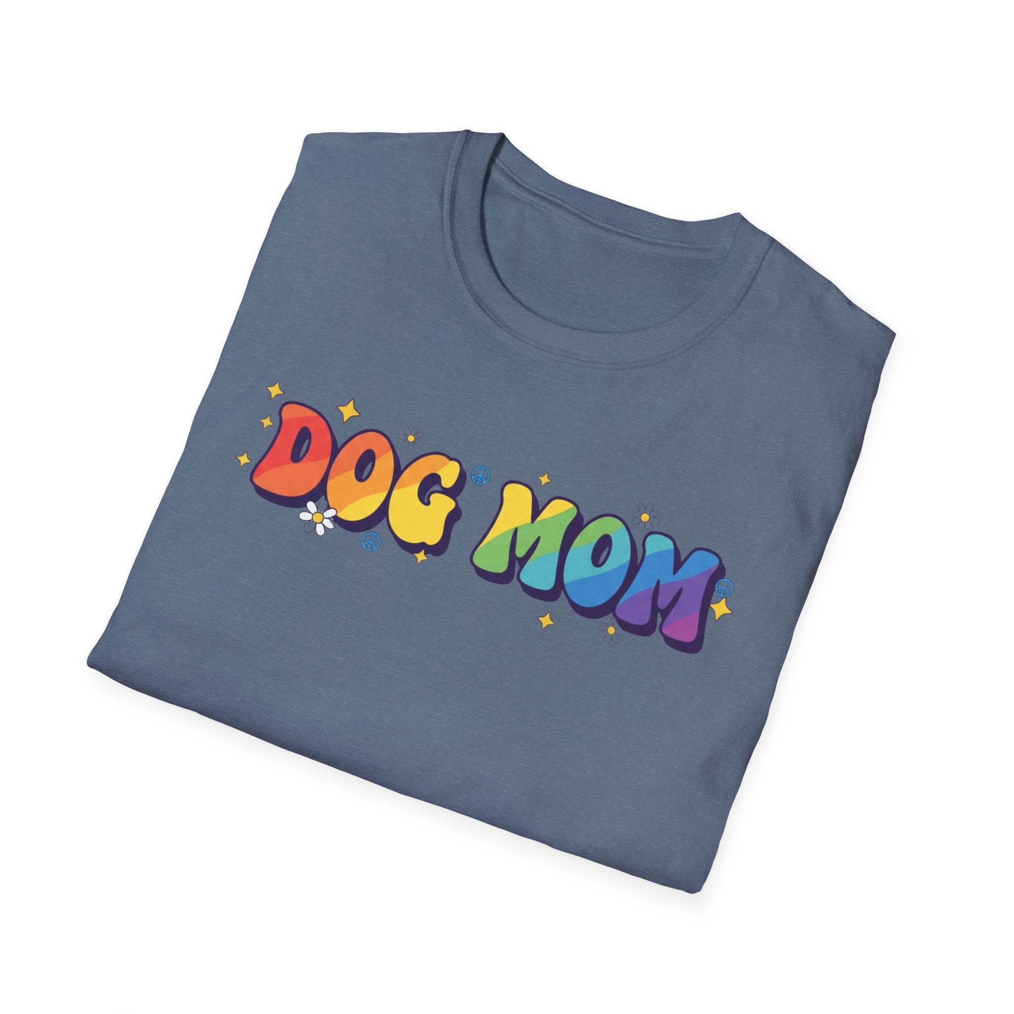 Dog Mom Rainbow T-Shirt