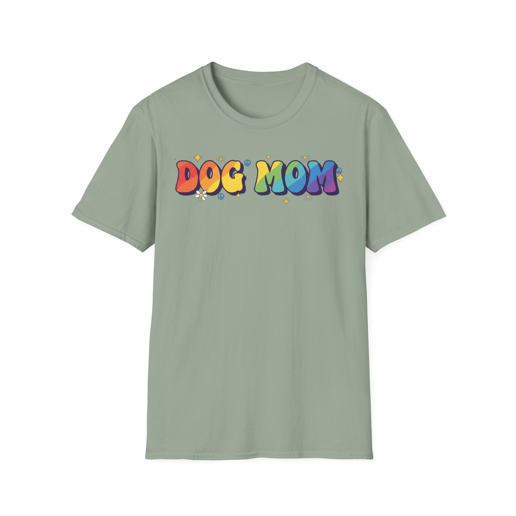 Rainbow Dog Mom T.-Shirt
