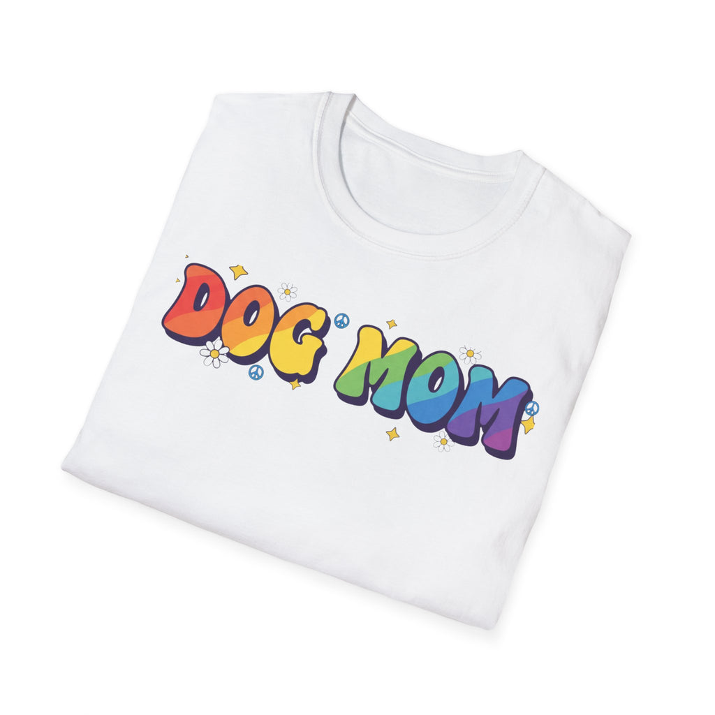Rainbow Dog Mom T.-Shirt
