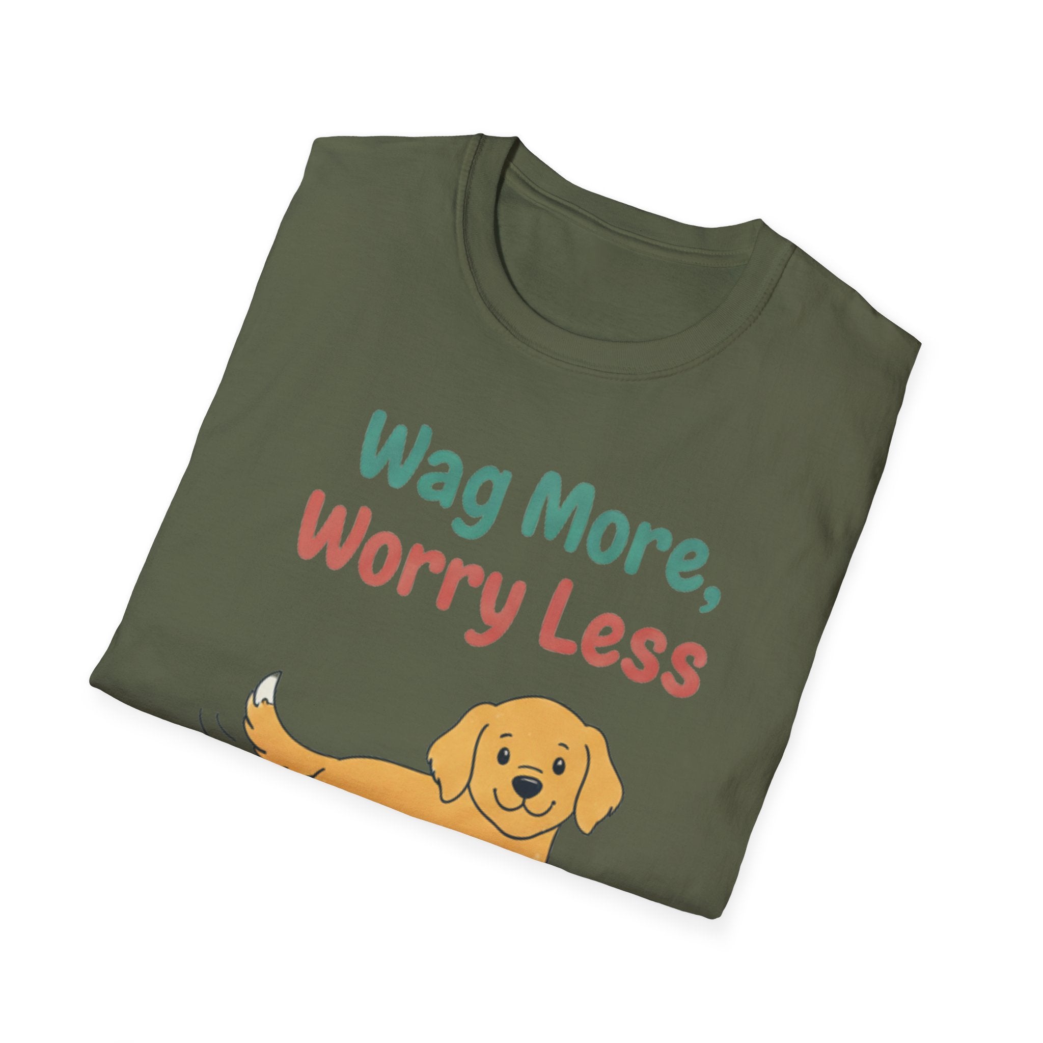 Wag More Worry Less T-Shirt