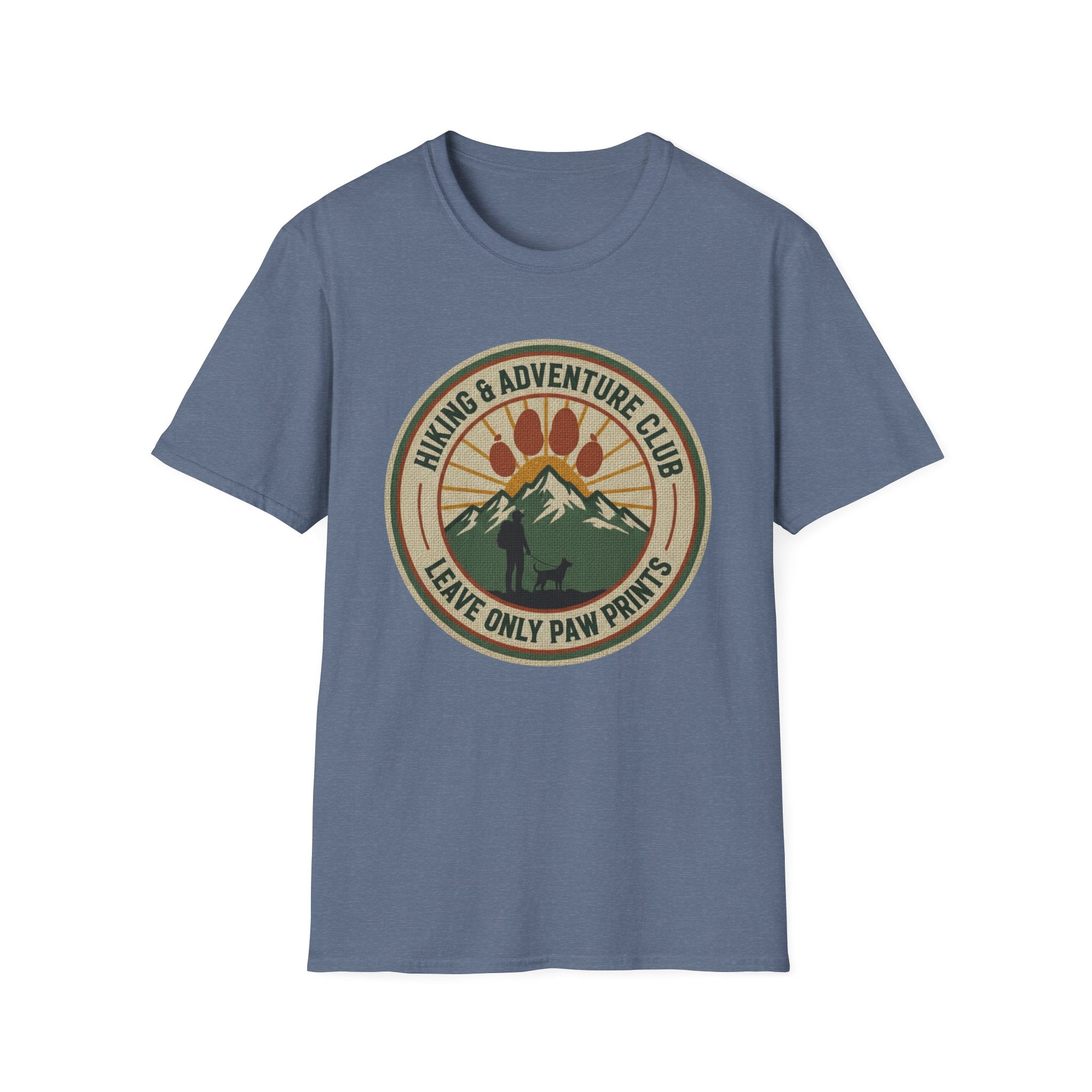 Hiking Adventure Paw Prints T-Shirt