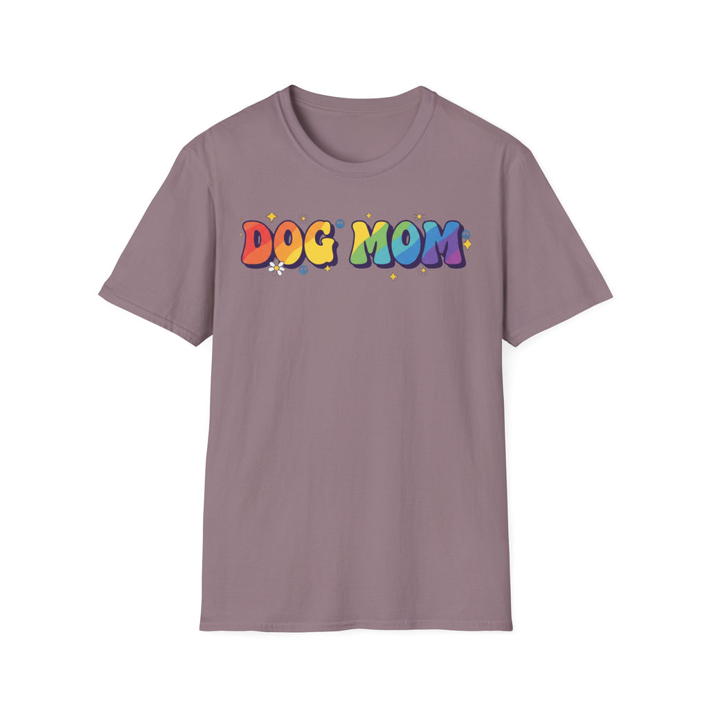 Rainbow Dog Mom T.-Shirt