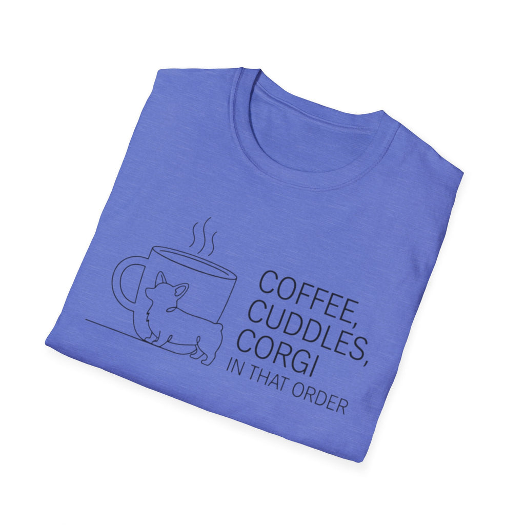 Coffee, Cuddles,  Corgi T-Shirt