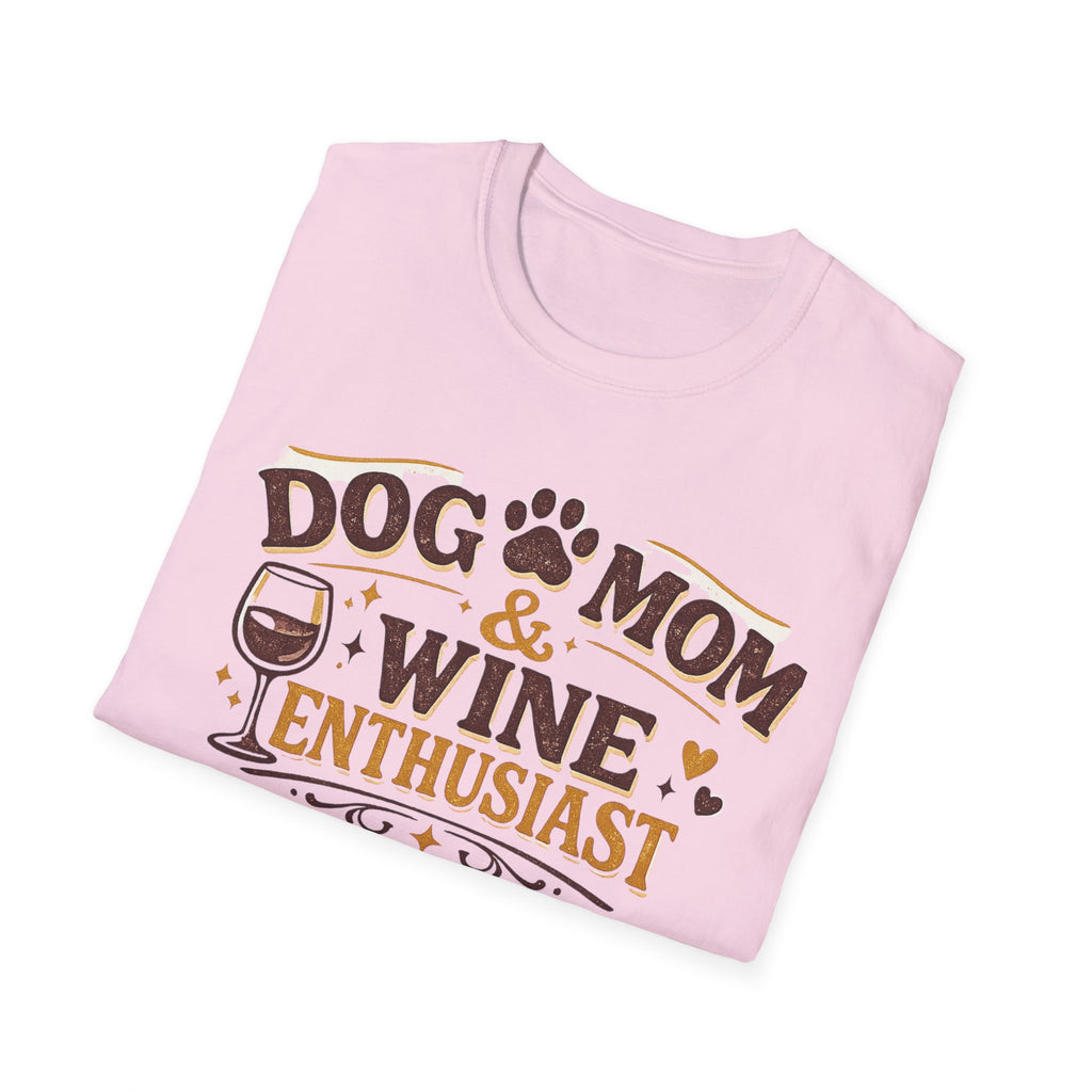 Dog Mom Wine Enthusiast T-Shirt