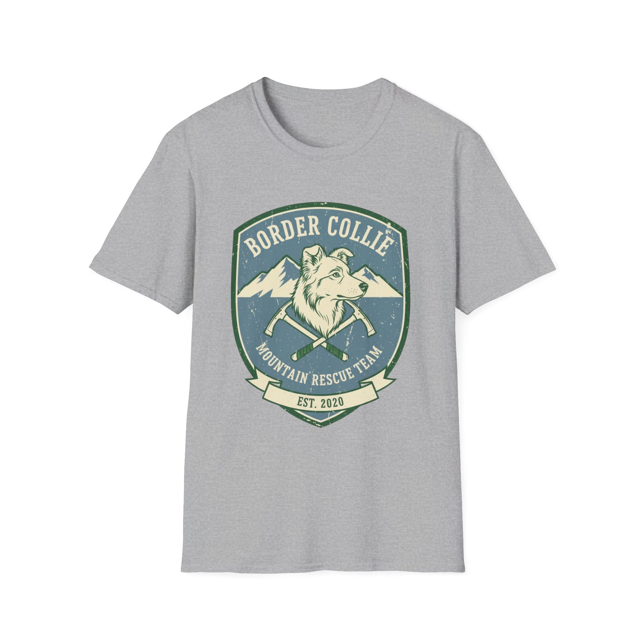 Border Collie Mountain Rescue T-Shirt