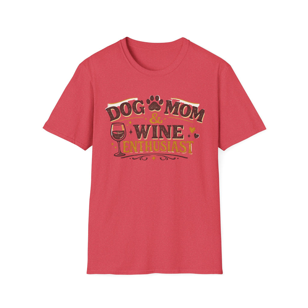 Dog Mom Wine Enthusiast T-Shirt