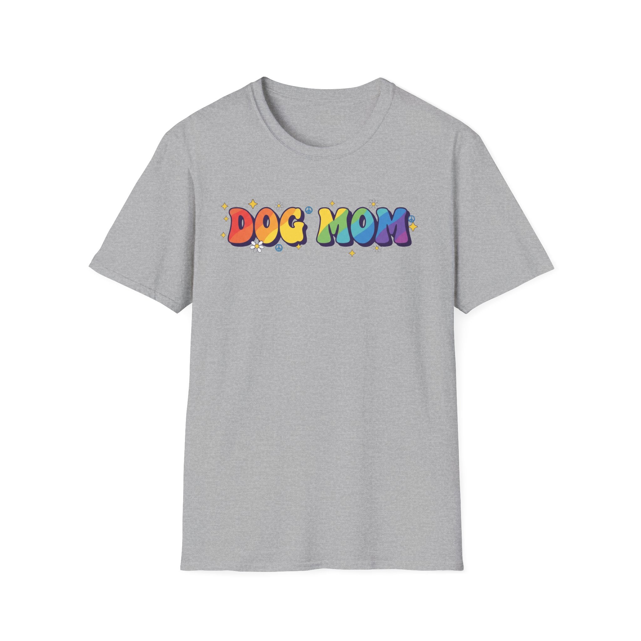 Dog Mom Rainbow T-Shirt
