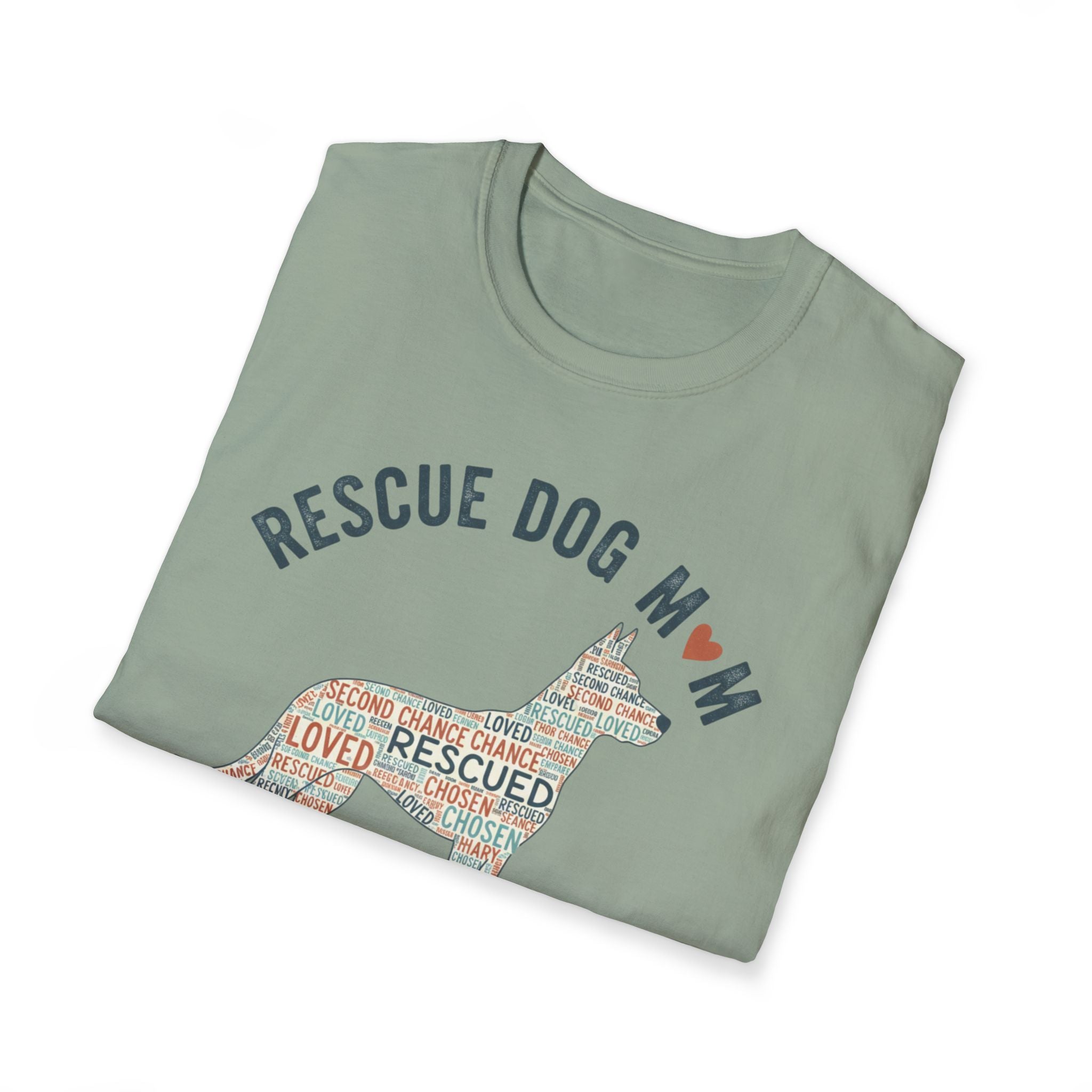 Rescue Dog Mom T-Shirt