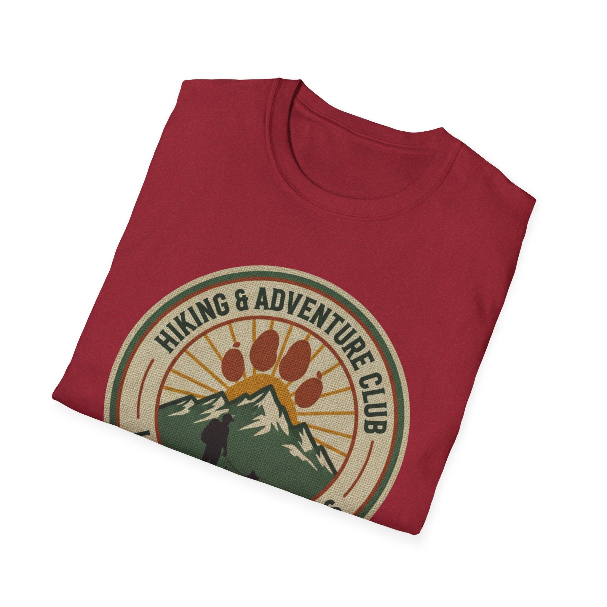 Hiking Adventure Paw Prints T-Shirt