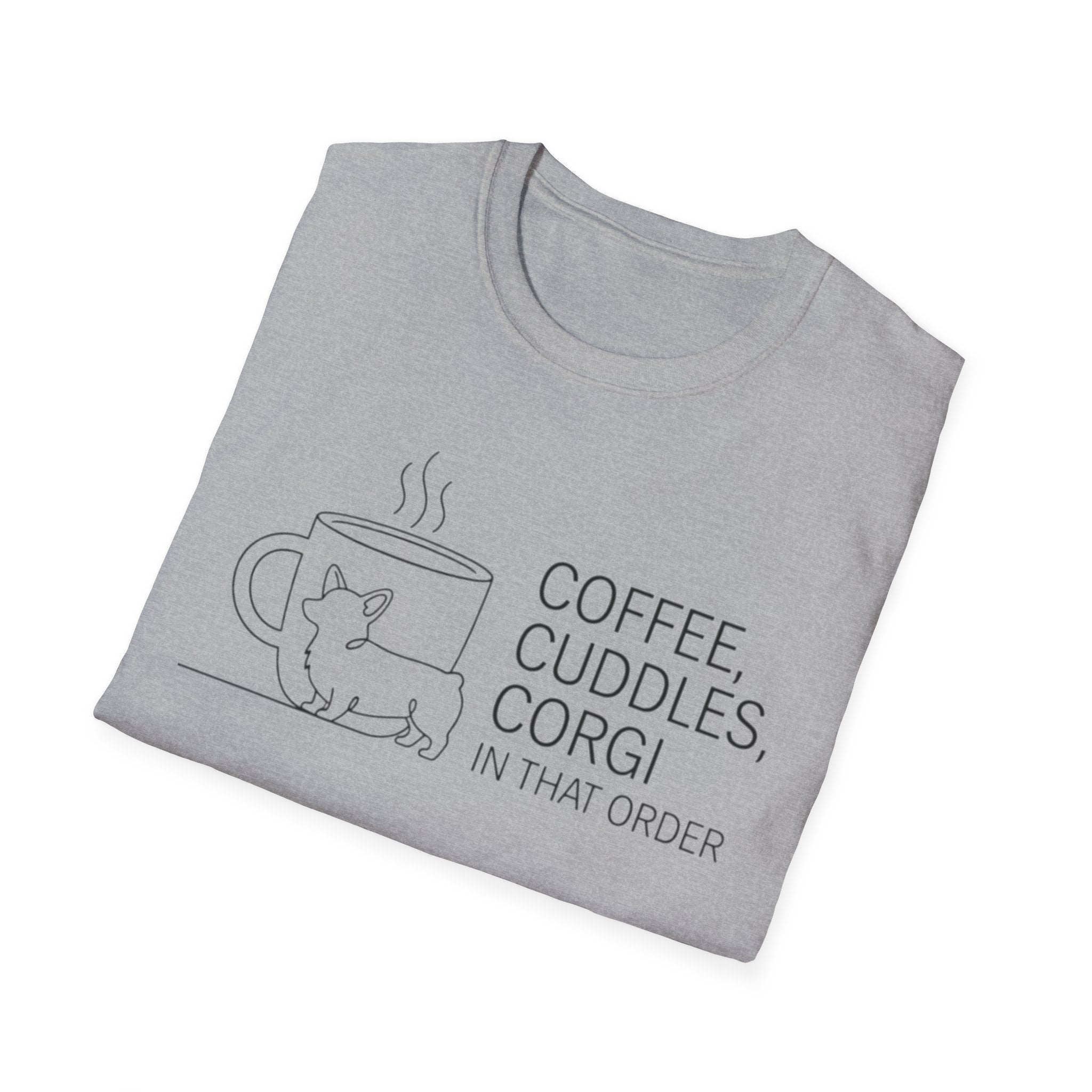 Coffee, Cuddles,  Corgi T-Shirt