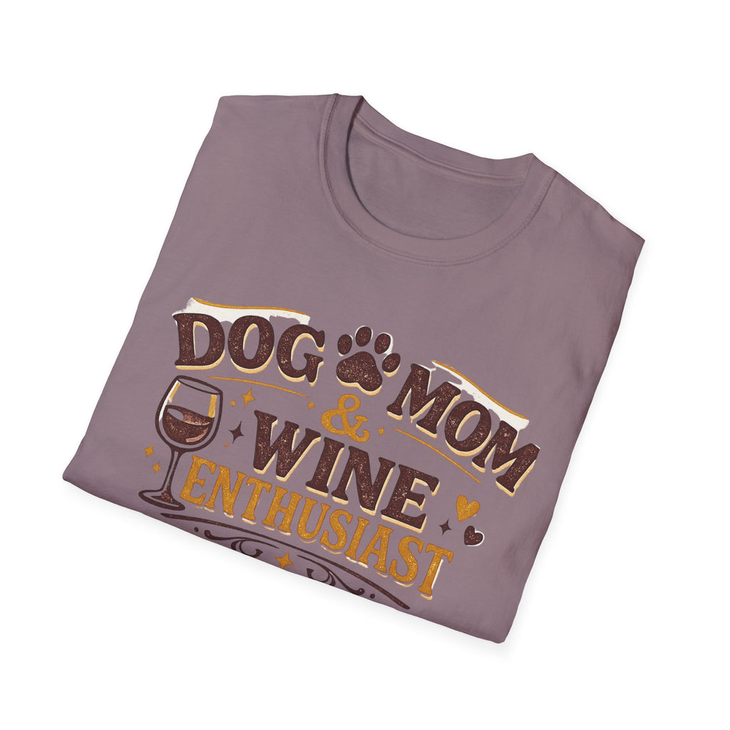 Dog Mom Wine Enthusiast T-Shirt