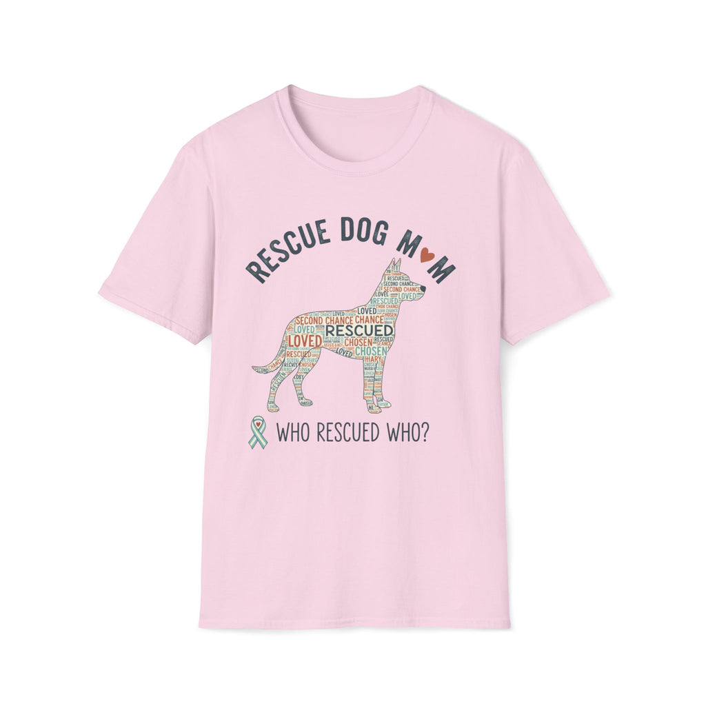 Rescue Dog Mom T-Shirt