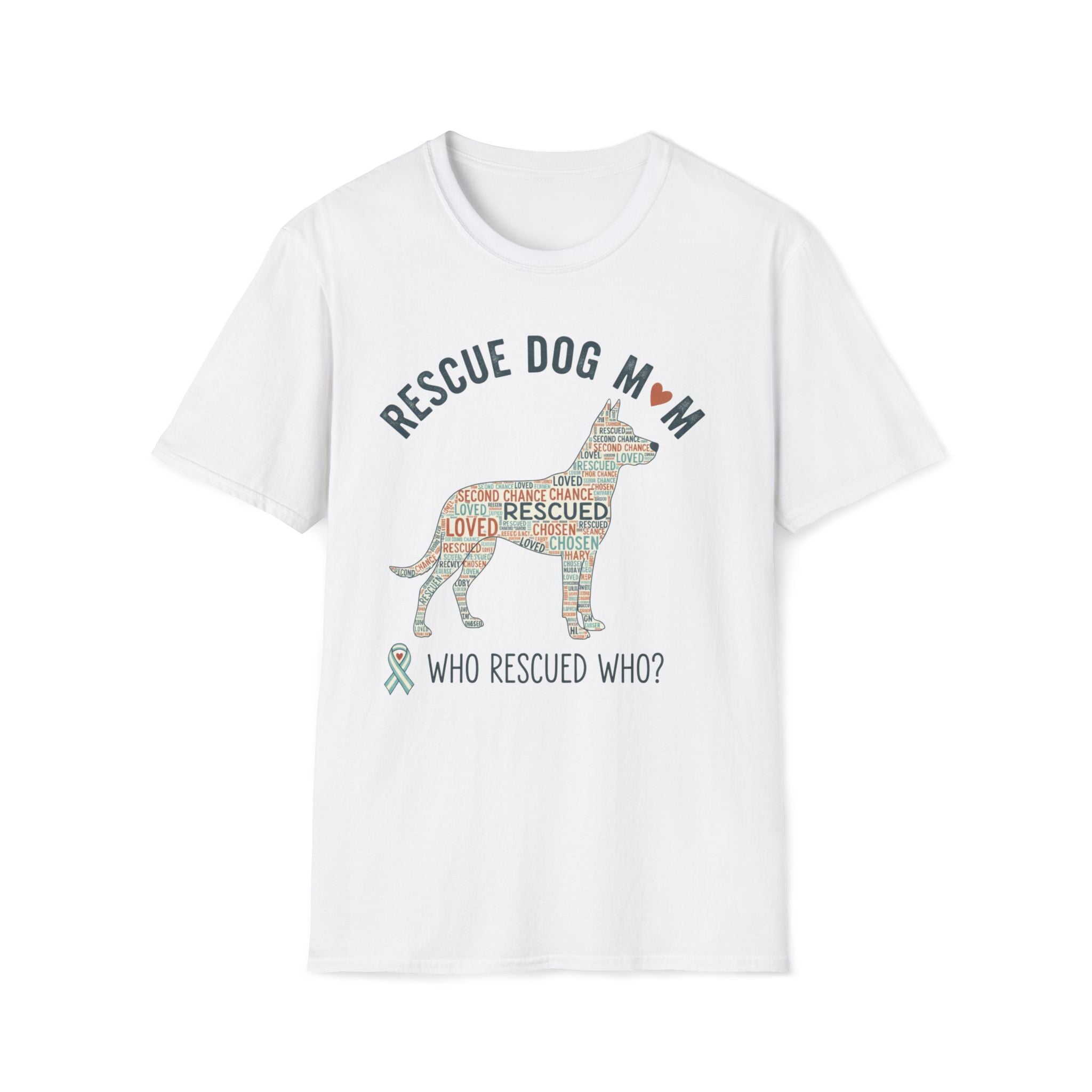 Rescue Dog Mom T-Shirt