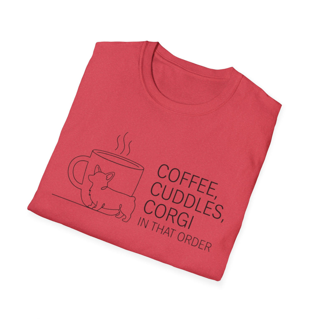 Coffee, Cuddles,  Corgi T-Shirt
