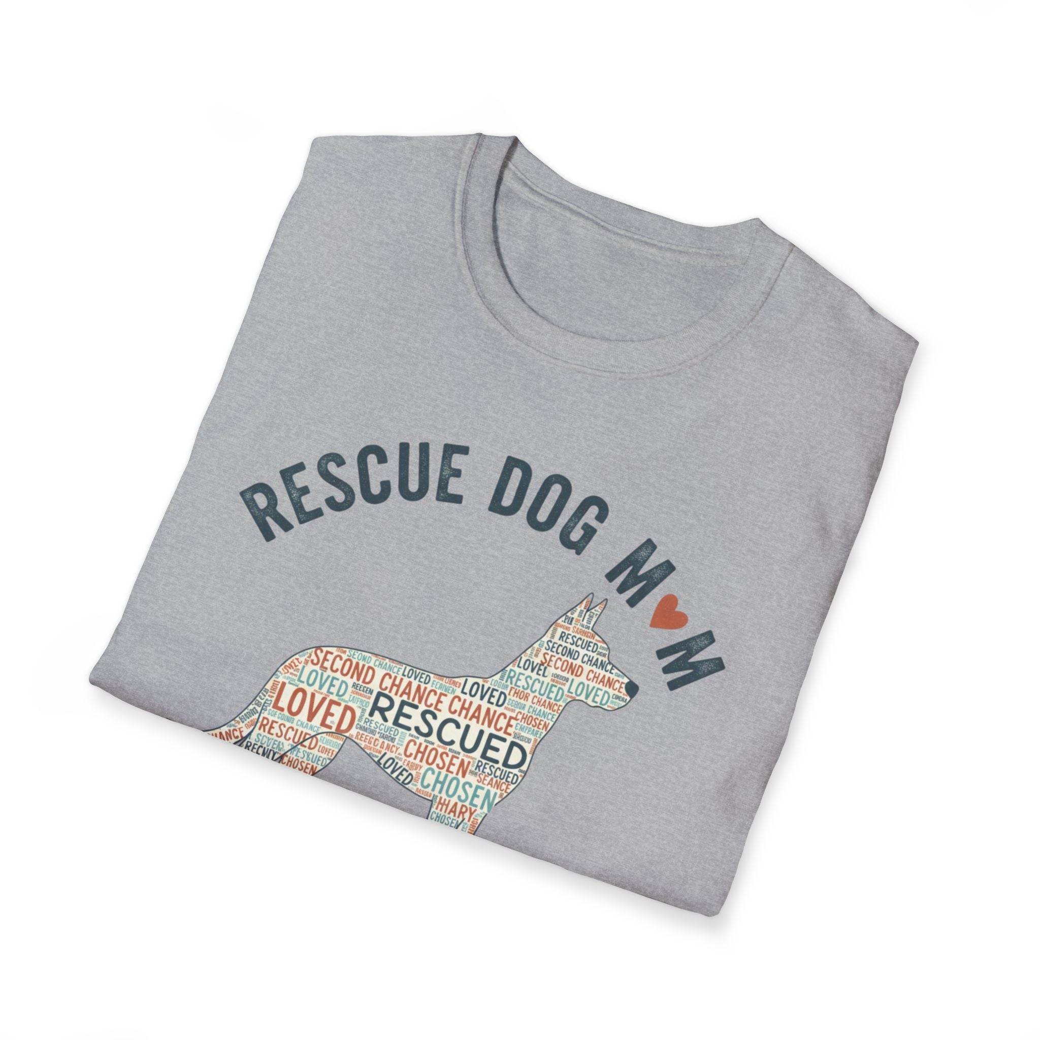 Rescue Dog Mom T-Shirt