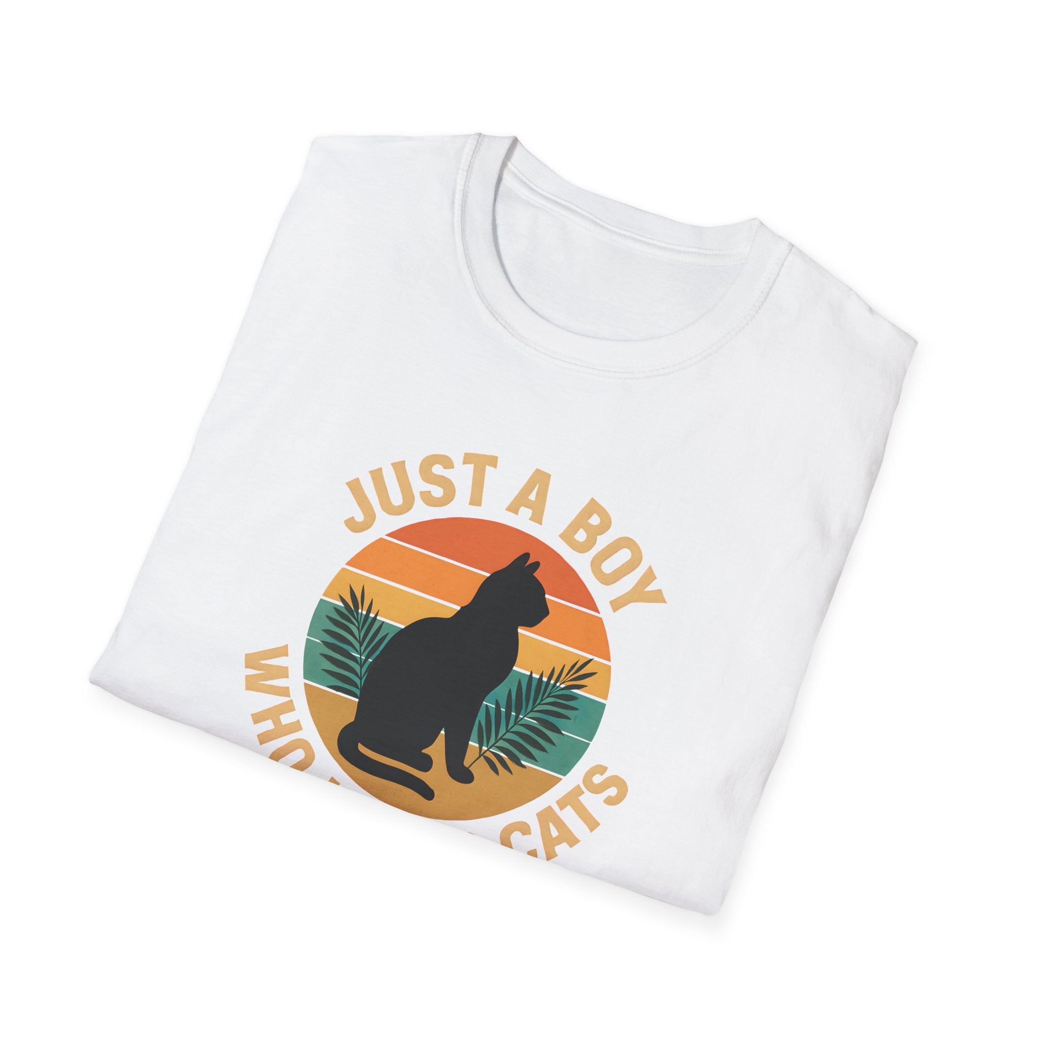 Just A Boy Who Loves Cats T-Shirt