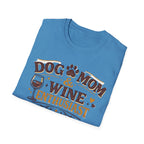 Dog Mom Wine Enthusiast T-Shirt