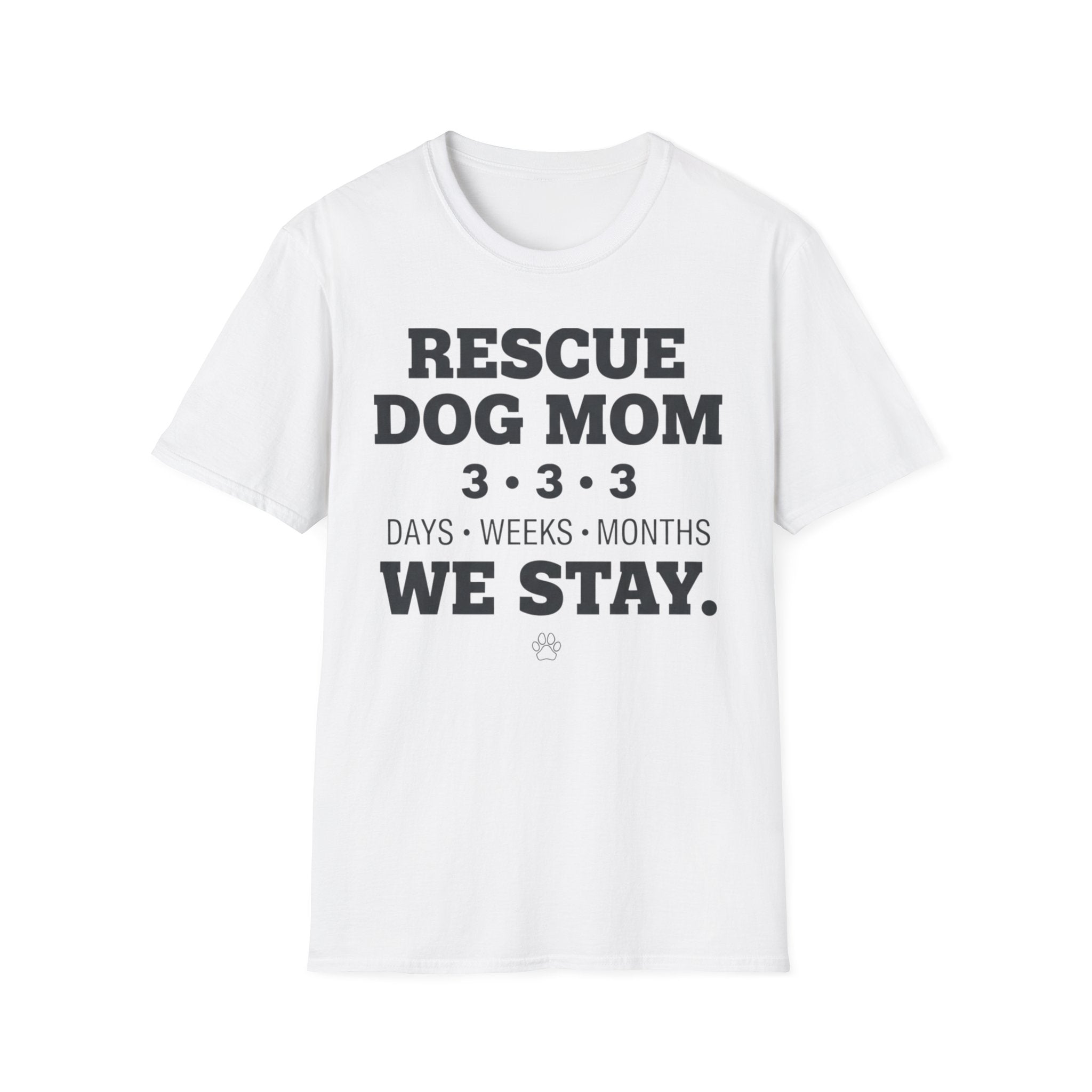 Rescue Dog Mom T.-Shirt