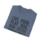 Live Purr Play Wag T-Shirt