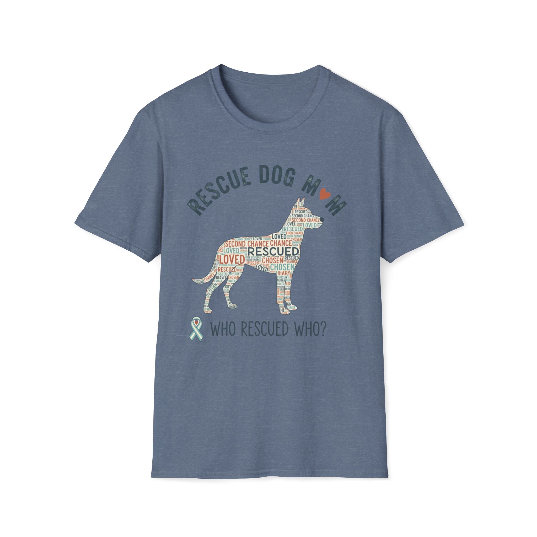 Rescue Dog Mom T-Shirt